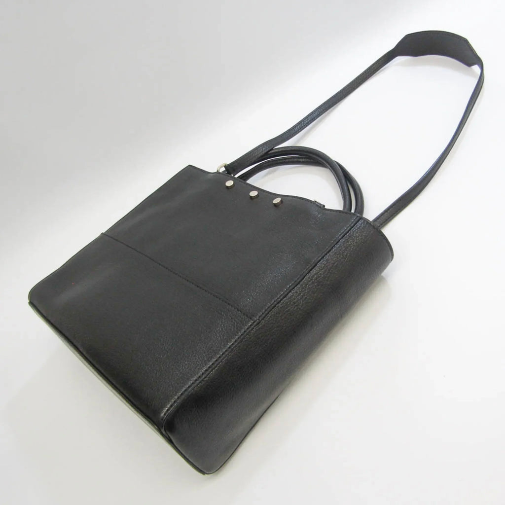 Pre-Owned Jimmy Choo Robin Women's Leather Shoulder Bag,Tote Bag Black (Good)