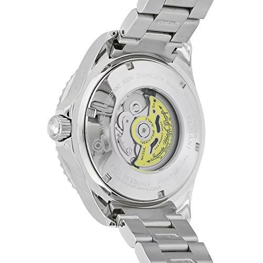 Invicta Men's PRO DIVER Steel Bracelet & Case Automatic Black Dial Analog Watch 24764