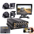 JOINLGO (1TB SSD INCLUED) 4CH GPS 4G WiFi 1080P Vehicle Truck DVR Video Audio Recorder Kit Live View on APP/Web/PC with 4pcs Side Rear View IR Metal Car Camera for Fleet/RV