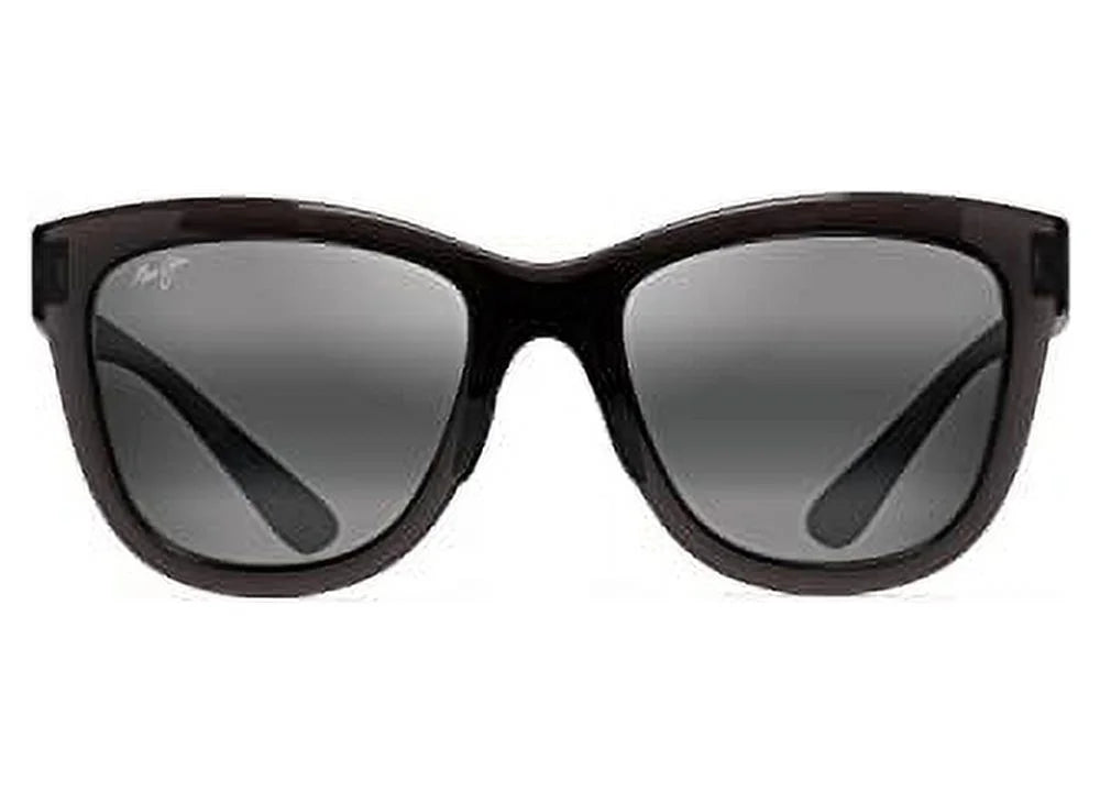 Maui Jim Women's Anuenue Polarized Classic Sunglasses, Translucent Grey/Neutral Grey, Medium