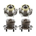 AutoShack Front and Rear Circular part Bearing Hub Assembly with ABS Set of 4 Replacement for INFINITI QX60 JX35 Nissan Murano 2007-2018 Altima 2009-2014 2016-2019 Maxima 2013-2019 Pathfinder V6 FWD HB4X0028