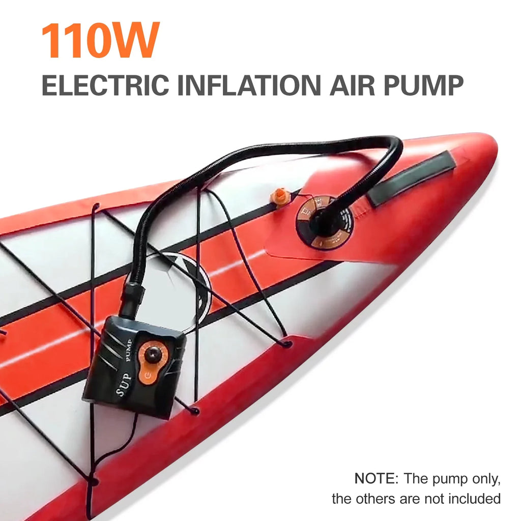 EasytoUse 16 PSI Electric Air Pump with 6 Nozzles for Inflatables and Boats, Edition