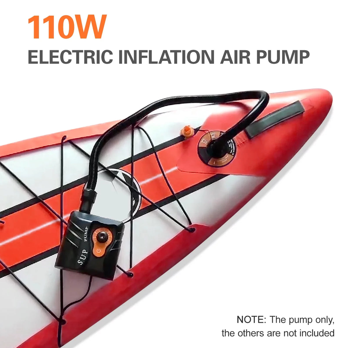 EasytoUse 16 PSI Electric Air Pump with 6 Nozzles for Inflatables and Boats, Edition