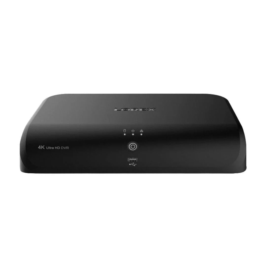 Lorex Fusion 4K 12 Camera Capable 8 Wired and 4 Wi-Fi 2TB DVR with Bullet Security Cameras