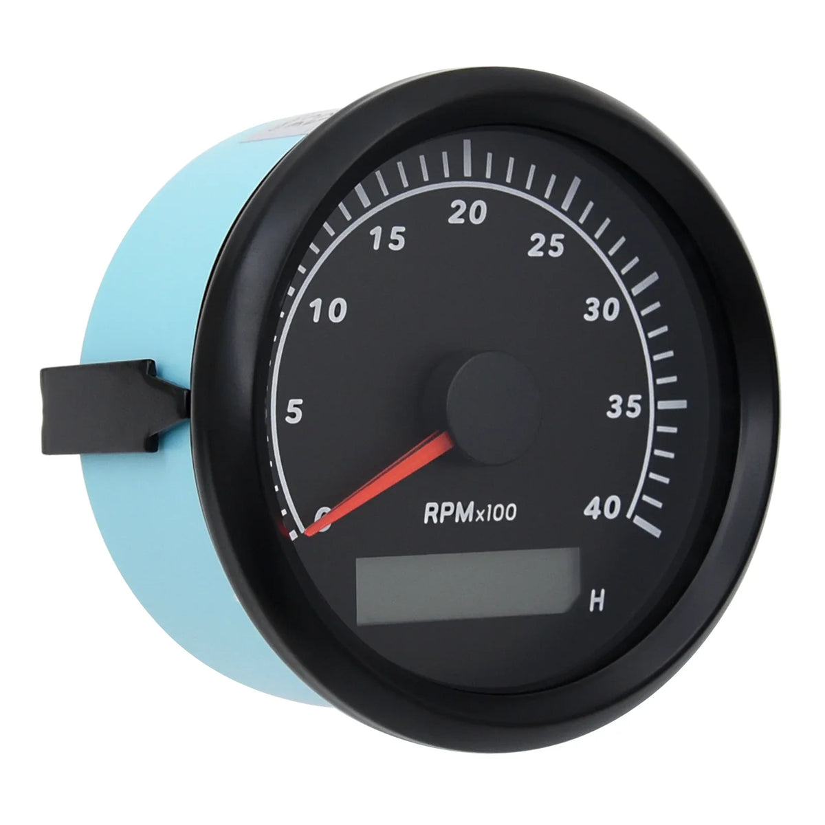 Geloo Marine Tachometer Hour Meter Waterproof Tachometer Gauge 0-4000RPM 85mm for Car Boat Truck RV