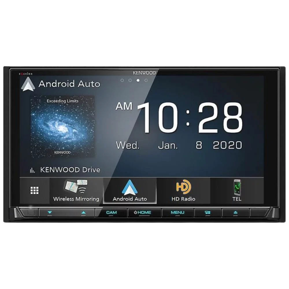New Kenwood eXcelon DDX9907XR 6.8" DVD Receiver and CMOS-230 Universal Backup Camera