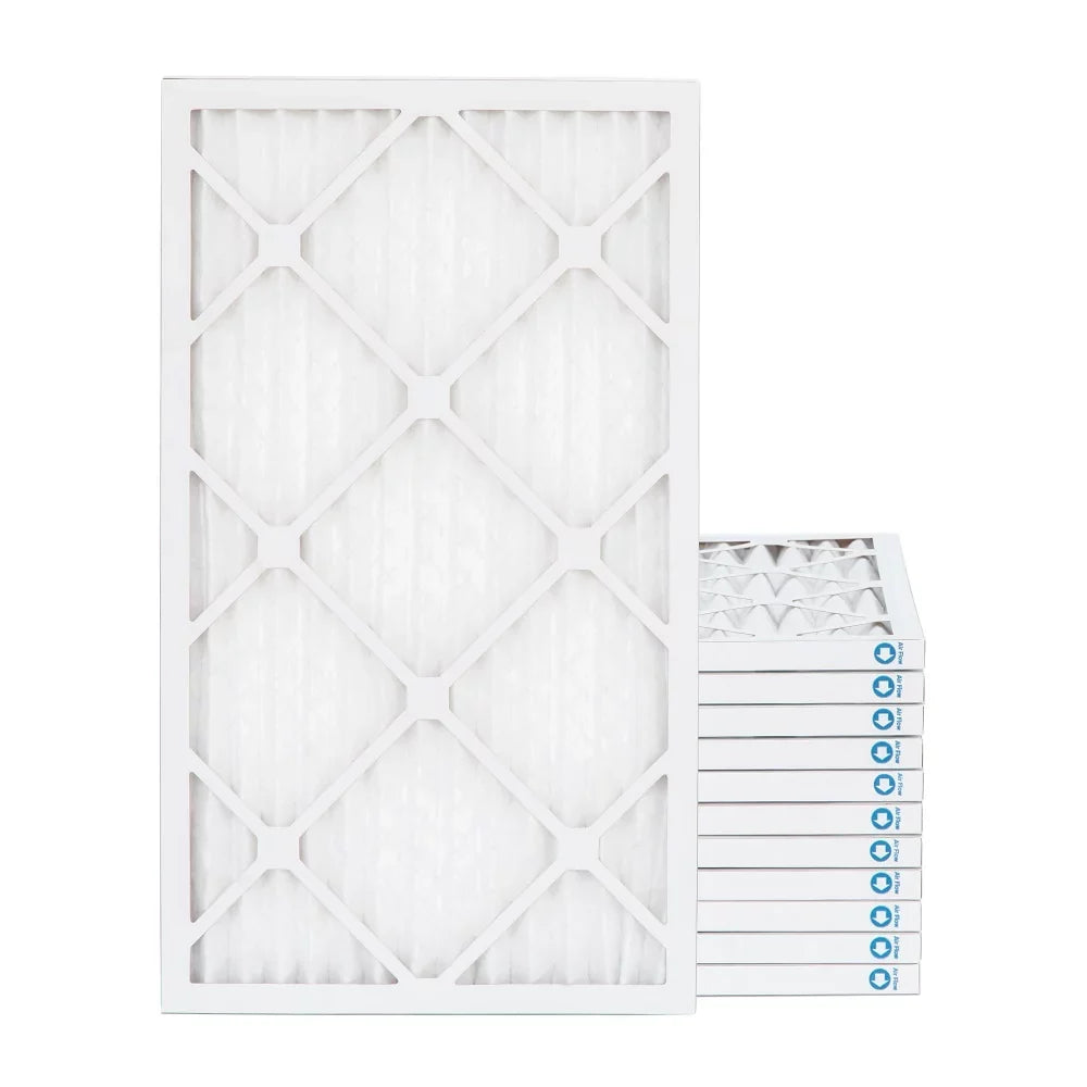 Pamlico Air 16x25x1 MERV 8 Pleated AC Furnace Air Filters. Case of 12. Actual Size: 15-1/2 x 24-1/2 x 3/4