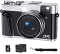 4K Digital Camera for Photography Autofocus 48MP 4K Camera for Vlogging YouTube 16X Digital Zoom Video Camera with 32GB SD Card