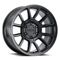 Raceline 950B-GAUGE 20" Cast Aluminum Tire, GAUGE SATIN BLACK 20X10 5X139.7 -19mm