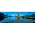 Reflection of a castle in water Eilean Donan Castle Loch Duich Highlands Scotland Poster Print by - 36 x 12