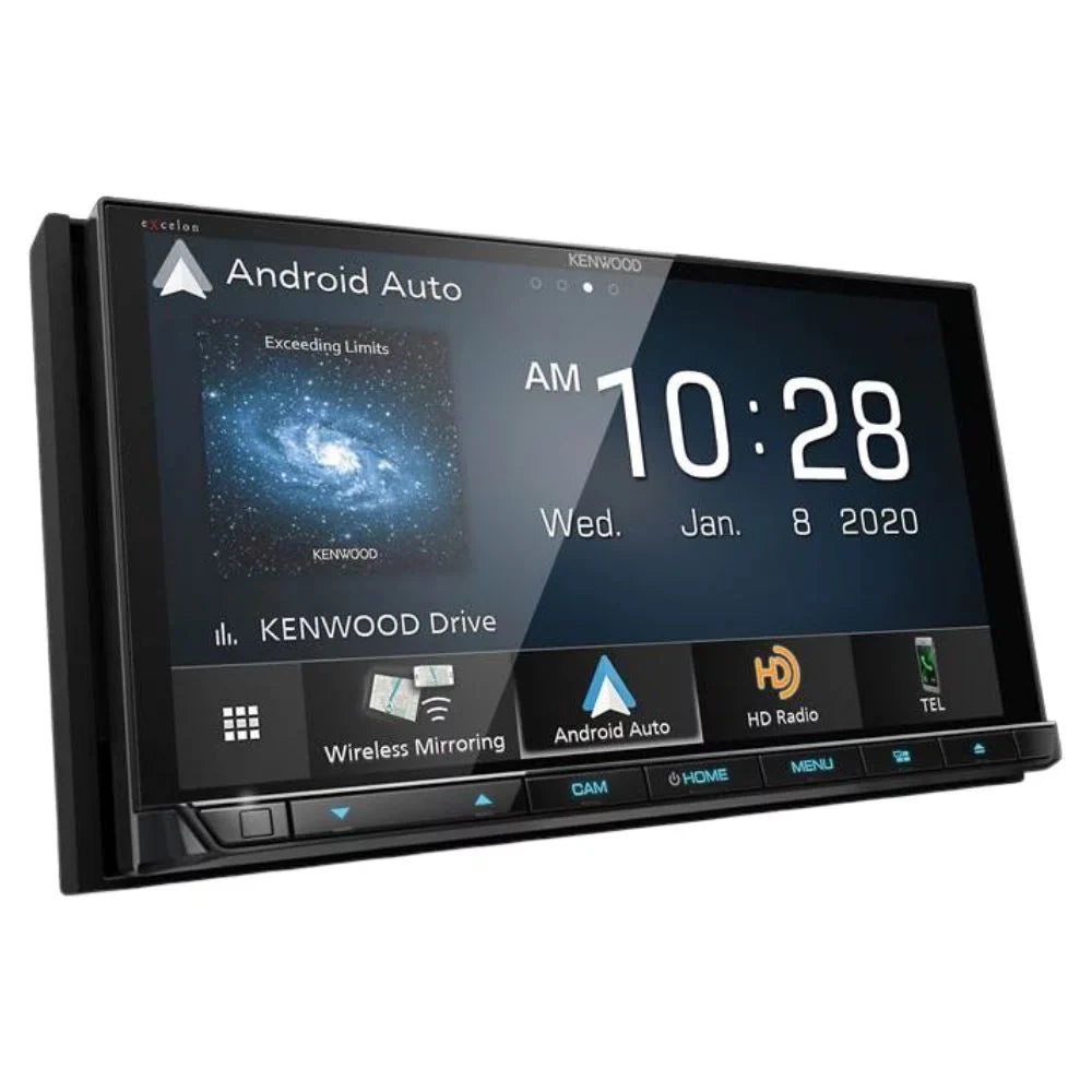 New Kenwood eXcelon DDX9907XR 6.8" DVD Receiver and CMOS-230 Universal Backup Camera