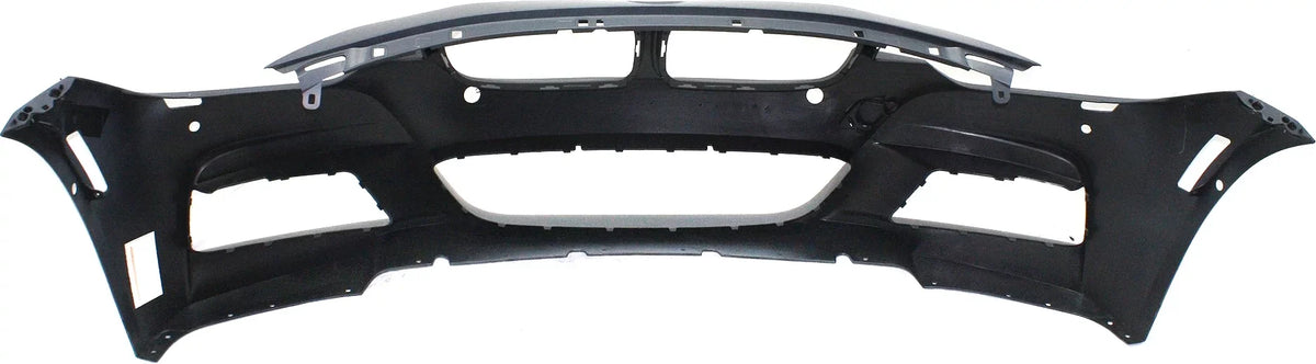 Front BUMPER COVER Compatible For BMW 3-SERIES 2013-2018 Primed with M Sport Line with HL with PDC Sensor Holes/Cam Sedan/Wagon